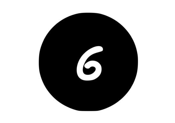 Circle Shape with Playful Mono 6