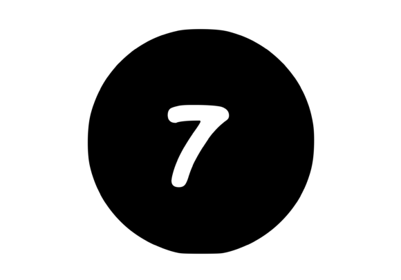 Circle Shape with Playful Mono 7