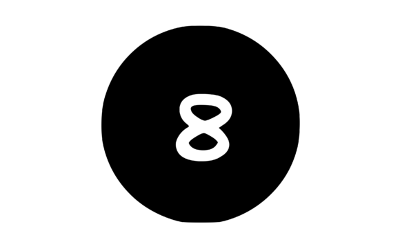 Circle Shape with Playful Mono 8
