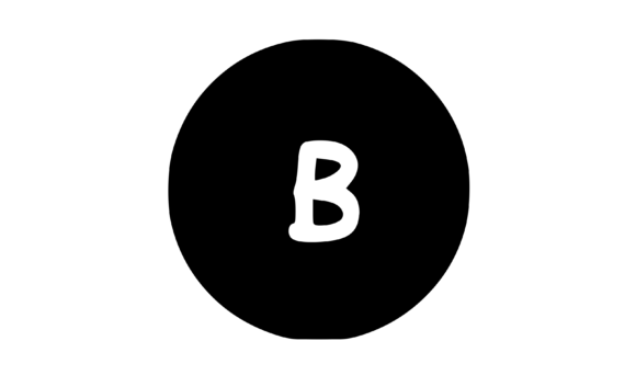 Circle Shape with Playful Mono B
