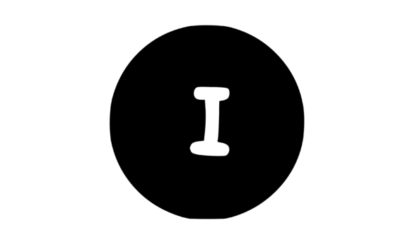 Circle Shape with Playful Mono I