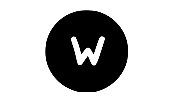 Circle Shape with Playful Mono W