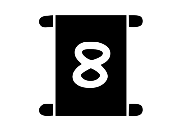 Old Scroll with Playful Mono 8