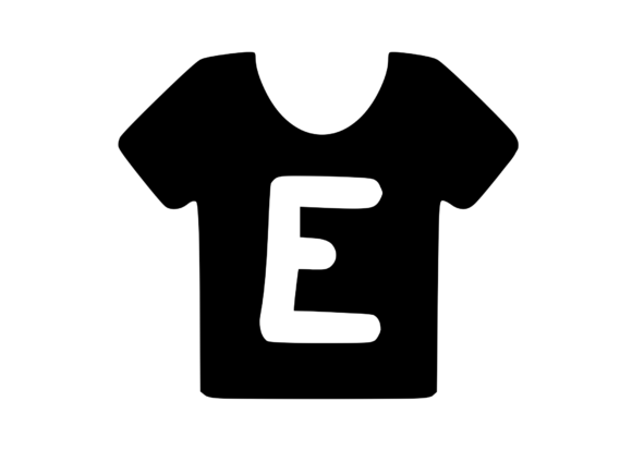 Simple Tee Shirt with Playful Mono E: A Designer's Review